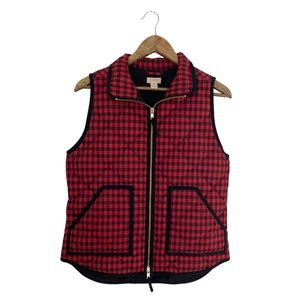 J Crew Buffalo Plaid Vest